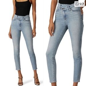 Good American Jeans Women's 27 Good Curve Skinny Crossover Stretch